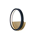 ET2 Lighting Hoopla E24320-BKGLD 1-Lumière Or noir 11W Applique murale LED