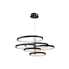 ET2 Lighting E24327-BKGLD Hoopla 1-Lumière 114W Noir/Or Suspendu