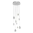 ET2 Lighting E24506-91PC Harmony 9-Lumières 13.5W Chrome poli Suspendu