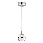 ET2 Lighting E24591-93PC Swank 1-Lumière 6W Chrome poli Suspendu