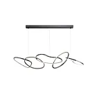 ET2 Lighting E24616-BC Unity 1-Lumière 50W Chrome noir Suspendu