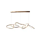 ET2 Lighting E24616-BCN Unity 1-Lumière 50W Champagne brossé Suspendu