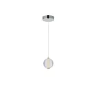 ET2 Lighting E24641-144PC Rhythm 1-Lumière 5W Chrome poli Suspendu