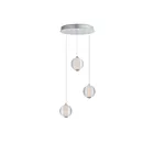 ET2 Lighting E24643-144PC Rhythm 3-Lumières 15W Chrome poli Suspendu