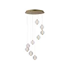 ET2 Lighting E24646-144GLD Rhythm 9-Lumières 45W Or Suspendu