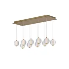 ET2 Lighting E24648-144GLD Rhythm 10-Lumières 50W Or Suspendu