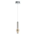 ET2 Lighting E24751-SNSBR Reveal 1-Lumière 6W Nickel satiné/Laiton satiné Suspendu