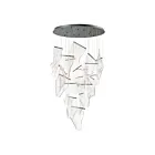 ET2 Lighting E24880-133BGM Rinkle 24-Lumières 60W Gunmetal brossé Suspendu