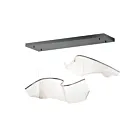 ET2 Lighting E24882-133BGM Rinkle 2-Lumières 42W Gunmetal brossé Suspendu
