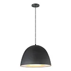 ET2 Lighting E24916-BKSBR Fungo 1-Lumière 12W Noir/Laiton satiné Suspendu