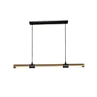 ET2 Lighting E24946-APBK Rollo 1-Lumière 34W Pacanier antique/noir Suspendu
