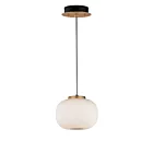 ET2 Lighting E25065-92BKGLD Soji 2-Lumières 8W Noir/Or Suspendu