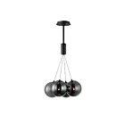 ET2 Lighting E25084-142BK Burst 4-Lumières 7.2W Noir Suspendu