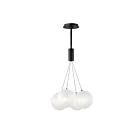 ET2 Lighting E25084-54BK Burst 4-Lumières 7.2W Noir Suspendu