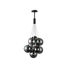 ET2 Lighting E25087-142BK Burst 9-Lumières 16.2W Noir Suspendu