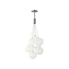 ET2 Lighting E25087-54SN Burst 9-Lumières 16.2W Nickel satiné Suspendu