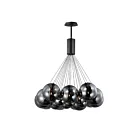 ET2 Lighting E25088-142BK Burst 20-Lumières 36W Noir Suspendu