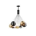 ET2 Lighting E25088-148BK Burst 20-Lumières 36W Noir Suspendu