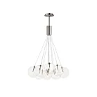 ET2 Lighting E25089-18SN Burst 12-Lumières 21.6W Nickel satiné Suspendu