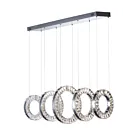 ET2 Lighting E30565-20PC Charm 5-Lumières 415W Chrome poli Suspendu