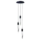 ET2 Lighting E31243-20BK Quartz 3-Lumières 18W Noir Suspendu