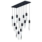 ET2 Lighting E31248-20BK Quartz 12-Lumières 72W Noir Suspendu