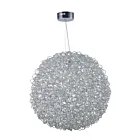 ET2 Lighting E32576-PC Dazed 25-Lumières 30W Chrome poli Suspendu