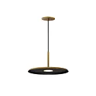 ET2 Lighting E34001-AB Berliner 1-Lumière 8W Laiton antique Suspendu
