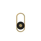 ET2 Lighting Gravity E42102-BKGLD Noir/Or 11W Lanterne murale d'extérieur