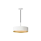 ET2 Lighting E51013-WTGLD Echo 1-Lumière 25W Blanc/Or Suspendu
