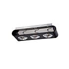 Rail d'éclairage encastré Eurofase Lighting 24813-01 3-lumières 150W noir