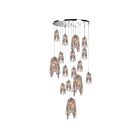 Lustre Eurofase Danza 31619-011 800W 20-Lumières Chrome