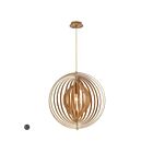 Suspendu Ronde Abruzzo 31873-025 60 Watt Gris Météorologique