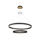 Lustre 2 étages ronde Eurofase Lighting Admiral 37385-019  111W Noir mat