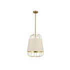 Suspendu Tura Eurofase Lighting 38143-014 180W 3-lumières Laiton