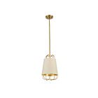 Suspendu Tura Eurofase Lighting 38147-012 60W 1-lumière Laiton