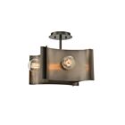 Plafonnier semi encastré Eurofase Lighting 38154-010 Metallo Nickel ancien