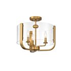 Plafonnier semi encastré Eurofase Lighting 38156-014 Campisi Laiton