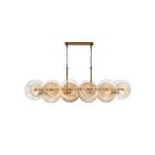 Lustre Eurofase Sue-Anne 44570-019 480W 8-Lumières Laiton plaqué