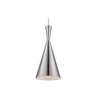 Suspendu rond Eurofase BRONX 20437-046 1-Lumière 60W nickel brossé