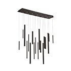 Chandelier linéaire Eurofase SANTANA 31446-013 18W noir