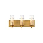 Luminaire de vanité Eurofase PISTA 34134-040 3-Lumières 180W or