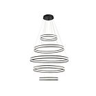 Chandelier LED à cinq étages Eurofase FORSTER 37503-017 465W Noir