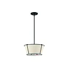 Plafonnier semi-encastré Eurofase PULITO 39044-013 3-lumières 180W noir mat