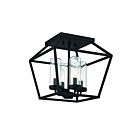 Plafonnier d'extérieur Bastille 41956-014 Eurofase 240W 4-Lumières satin noir
