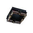 Plafonnier LED Admiral 42715-016 Eurofase 20W noir et or
