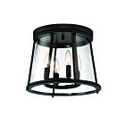 Pafonnier Daulle 42724-018 Eurofase 240W 4-Lumières satin noir