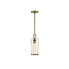 Mini suspendu Yasmin 42727-026 Eurofase 60W 1-Lumière or vieilli