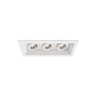 Encastré multiple Eurofase TE113GU10-22 150W 3-Lumières blanc
