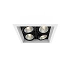 Encastré multiple Eurofase TE164B-02 200W 4-Lumières blanc